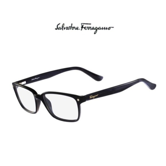 Salvatore Ferragamo Accessories - Salvatore Ferragamo Black Eyeglasses Frames Only SF2733 Unisex Hardshell Case